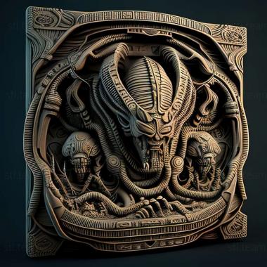 3D model Alien Dominion The Acronian Encounter game (STL)